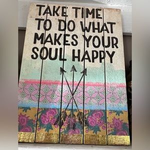 Home Decor Wooden Sign